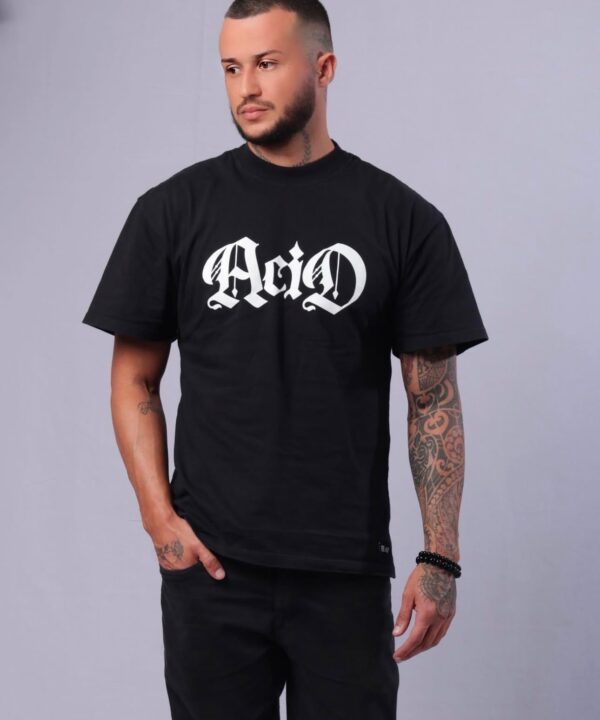 Camiseta Acid black